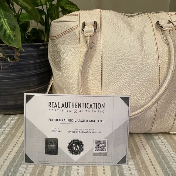 Fendi Grained Large Calfskin B Mix Tote - Picture 7 of 7